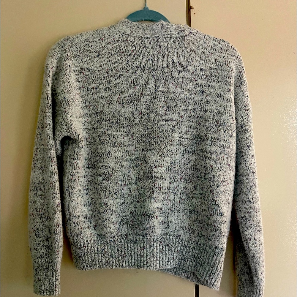 Urban outfitters light gray cardigan, size medium - Picture 2 of 4